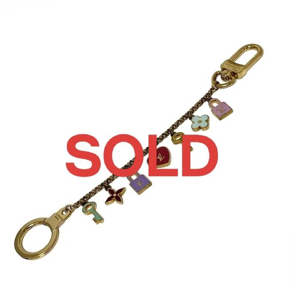 LOUIS VUITTON Porte Crescienne Pretty Charm Gold Multi -CP1019 - Picture 1 of 4